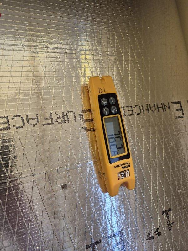 Responded to no communication issue between downstairs thermostat and HVAC unit. Consulted with Honeywell IT support and attempted to reset the EIM module, but indicator light failed to blink as expected. Cycled system breaker to restore power, but communication issue persisted, indicating potential EIM module failure requiring replacement.