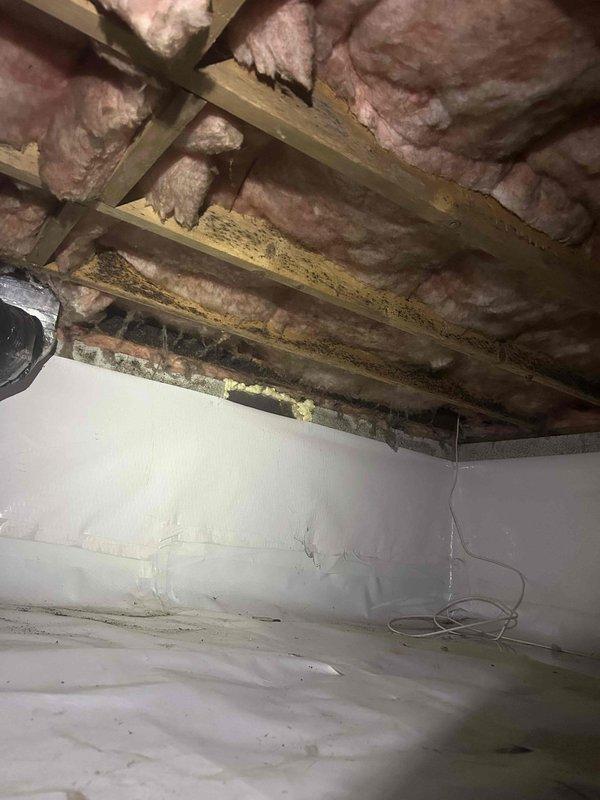 Completed preventive maintenance cooling visit on geothermal HVAC system. Inspected system components including PVC condensate drainage lines, ductwork, and structural supports in attic space. Verified proper insulation placement around mechanical components and confirmed all accessible piping connections showed no active leaks, though noted age-related corrosion on metal piping that will require monitoring during future visits.