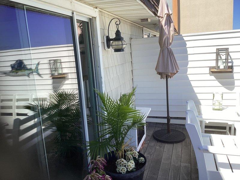 Conducted on-site evaluation for multi-zone ductless mini-split system installation to serve three rooms in top-floor condo unit. Assessed outdoor patio area with deck for potential condenser placement and reviewed interior laundry closet space for indoor air handler positioning. Provided estimate for ductless HVAC solution suitable for three-story residential application.