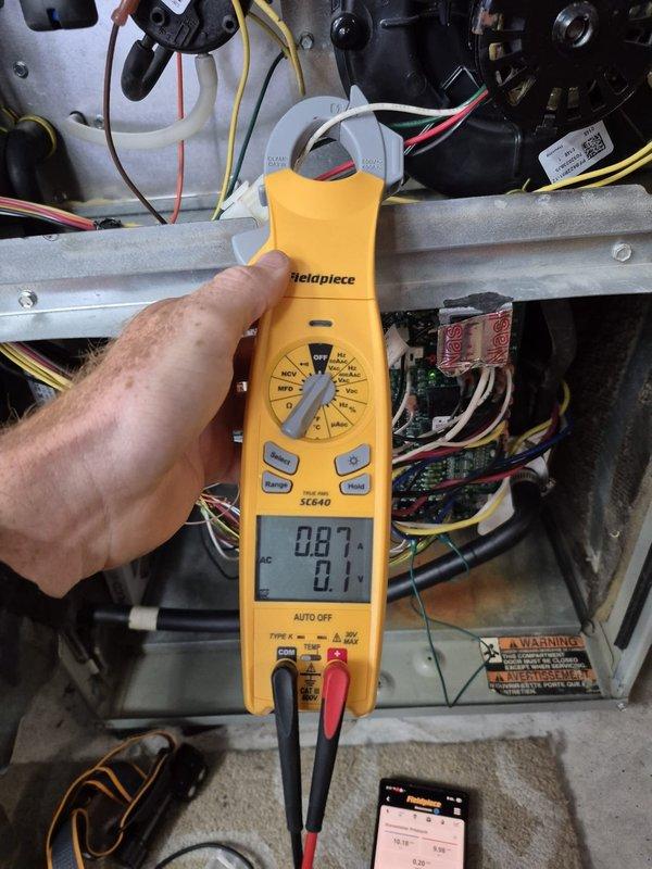 Responded to service call for Trane furnace model TUX2C100A9482AA experiencing ignition failure. Upon initial diagnostic inspection, determined the hot surface igniter was defective and preventing furnace operation. Verified heat pump system was operating properly with no issues found. Ordered replacement 80-volt hot surface igniter per manufacturer specifications for this model and serial number. Upon part arrival, replaced failed hot surface igniter with OEM-specified component. Tested ignition sequence and verified proper operation with multimeter readings confirming correct voltage and amperage draw. Completed full preventative maintenance service on furnace including inspection of blower motor assembly, control board connections, and all electrical components. Verified all wire connections were secure and system safety controls were functioning correctly. System restored to full operational status with proper heating functionality confirmed.