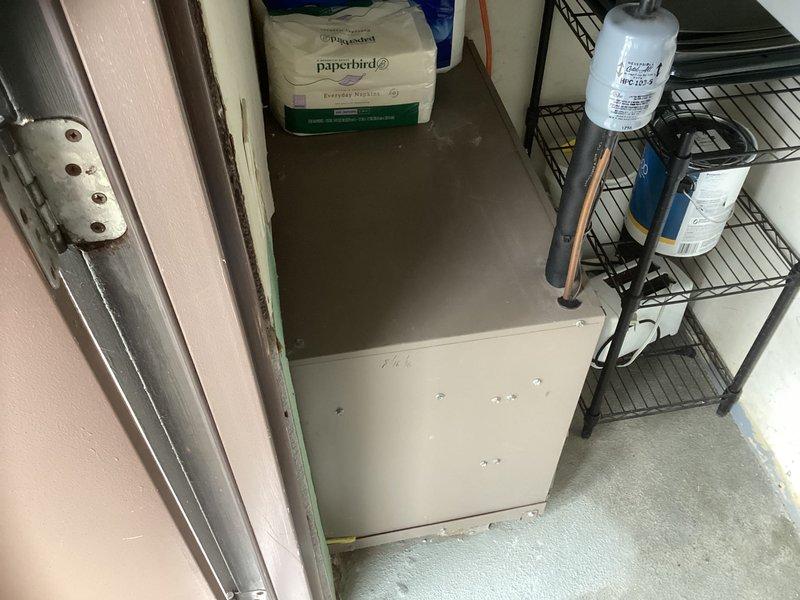Completed full HVAC system installation including new equipment setup and electrical integration. Installed circuit breakers in the main electrical panel to provide dedicated power supply for the heating and cooling system, ensuring proper load distribution and code compliance. Positioned and configured indoor air handler unit in the utility storage area with proper clearances for maintenance access and optimal airflow distribution throughout the residence.