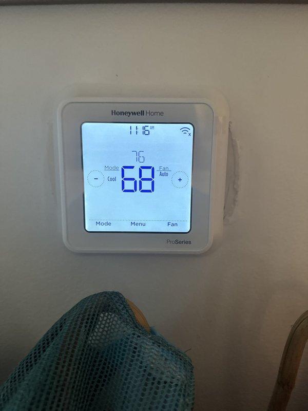 Completed scheduled heating maintenance visit on the first of two HVAC systems at the property. Performed comprehensive system inspection and verified proper operation of Honeywell programmable thermostat, confirming accurate temperature readings and control functionality. All heating components inspected and found operating within normal parameters, with system ready for the upcoming heating season.