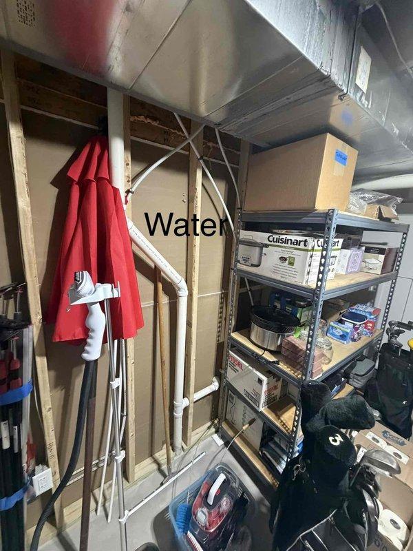 Performed routine maintenance inspection on single HVAC system located in basement utility area. Inspected furnace/air handler unit, verified proper operation of all components, checked ductwork connections and PVC condensate drainage system. System found operating within normal parameters with no immediate repairs required.