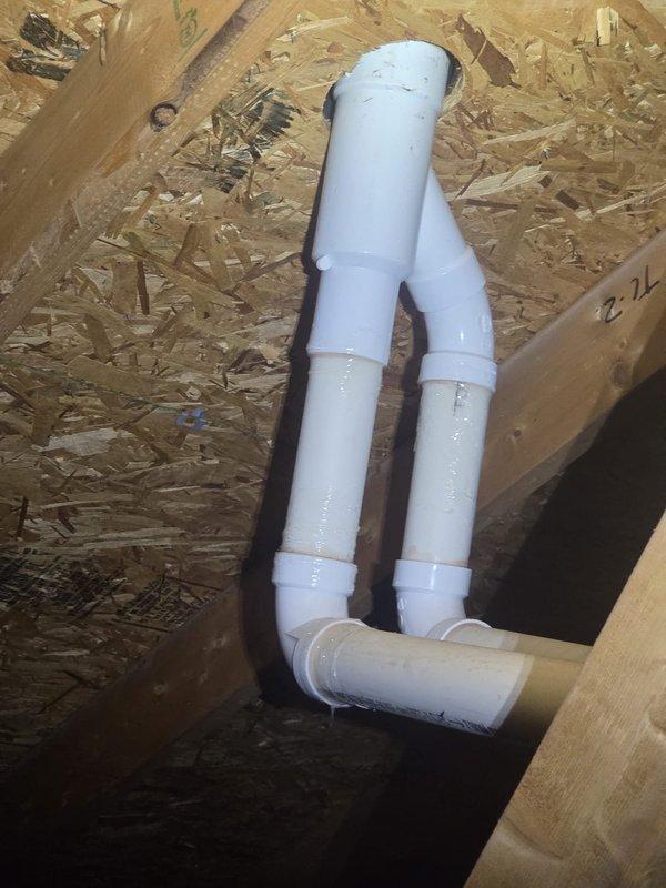 Performed routine heating maintenance visit on natural gas heating system. Conducted combustion analysis using digital analyzer, which confirmed optimal system performance with 90.4% efficiency, 6 ppm carbon monoxide, 13.8% oxygen, 4.0% carbon dioxide, and 100°F stack temperature. Inspected PVC vent piping configuration in attic space, verifying proper installation and secure connections of all elbows and straight sections. All components found in good working condition with no issues requiring correction.