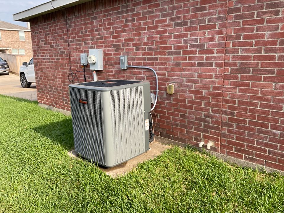 Install new 15 seer amana heat pump system Republic Heating and Air