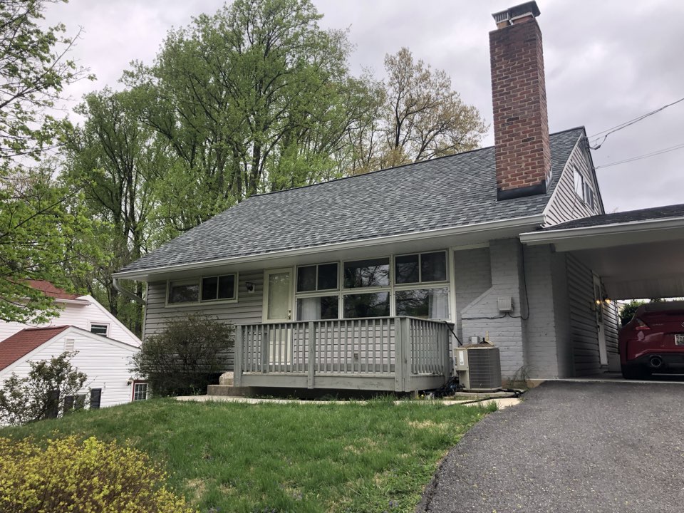 Rockville, MD - The homeowners have been experiencing leaking on the front soffit area since they bought the home. Roof Masters was able to replace all Deteriorated wood and soffit panels after replacing their roof to ensure they are leak free. The Proof is in the Roof! Rockville, MD - The homeowners have been experiencing leaking on the front soffit area since they bought the home. Roof Masters was able to replace all Deteriorated wood and soffit panels after replacing their roof to ensure they are leak free. The Proof is in the Roof!