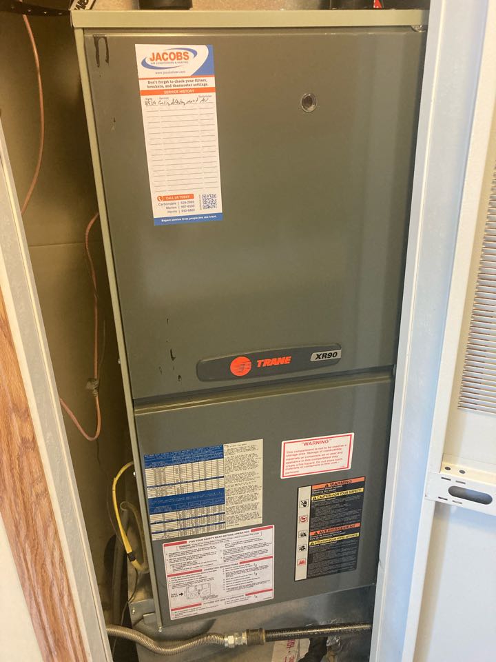 Carbondale, IL - Performed maintenance on Goodman Ac and Trane Furnace 