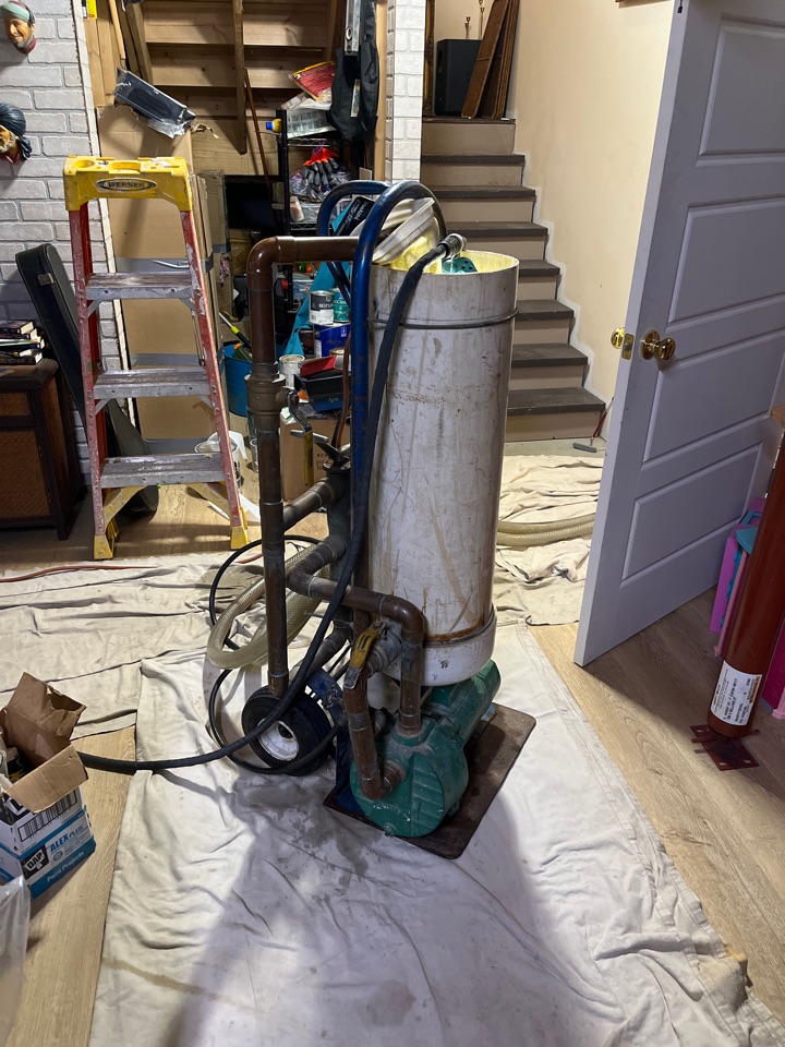 Flushing a geothermal loop