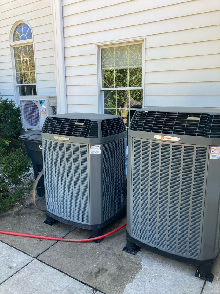 Performed maintenance on Trane and Daikin units 