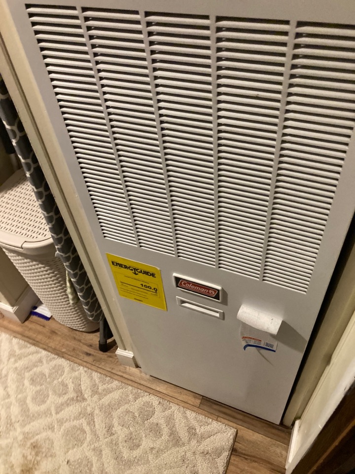 Performed maintenance on Coleman unit 