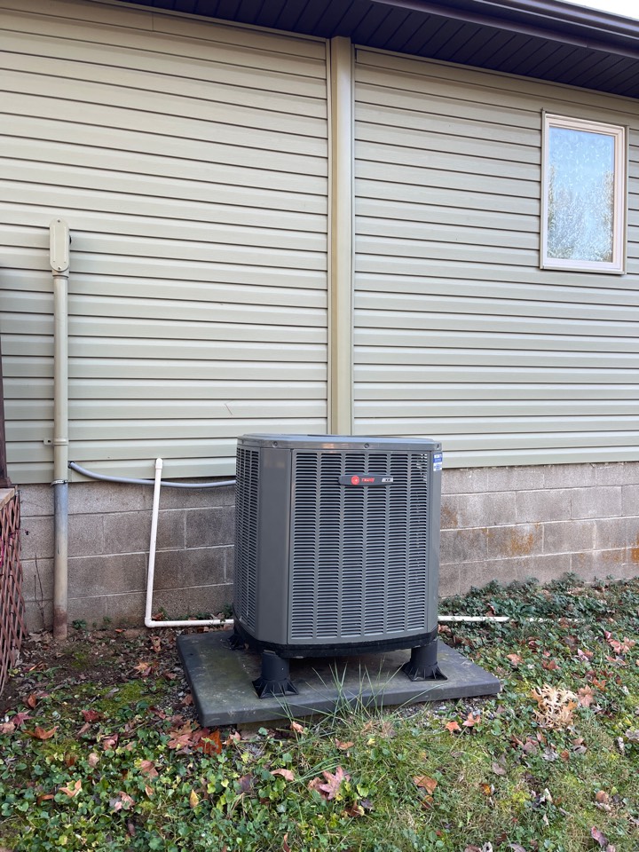 Heating service Trane heat pump