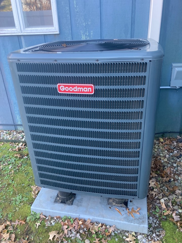 Performed maintenance on Goodman unit 
