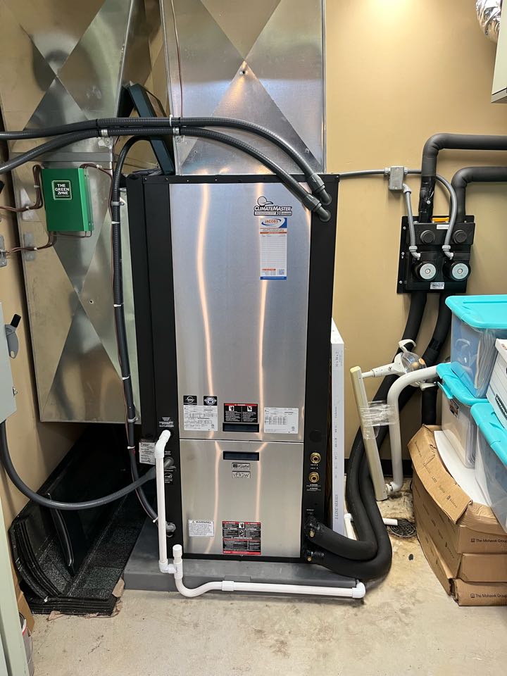 Climate Master Geothermal Heat Pump System Installation 