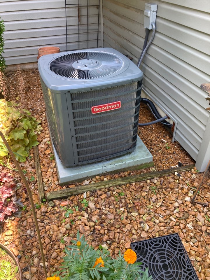 Performed Ac maintenance on Goodman unit 