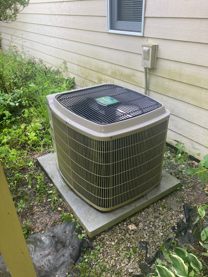 Performed AC maintenance on Carrier unit 