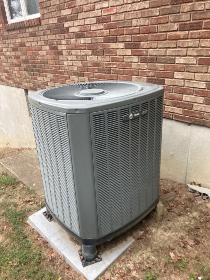 Performed heating maintenance on Trane unit 