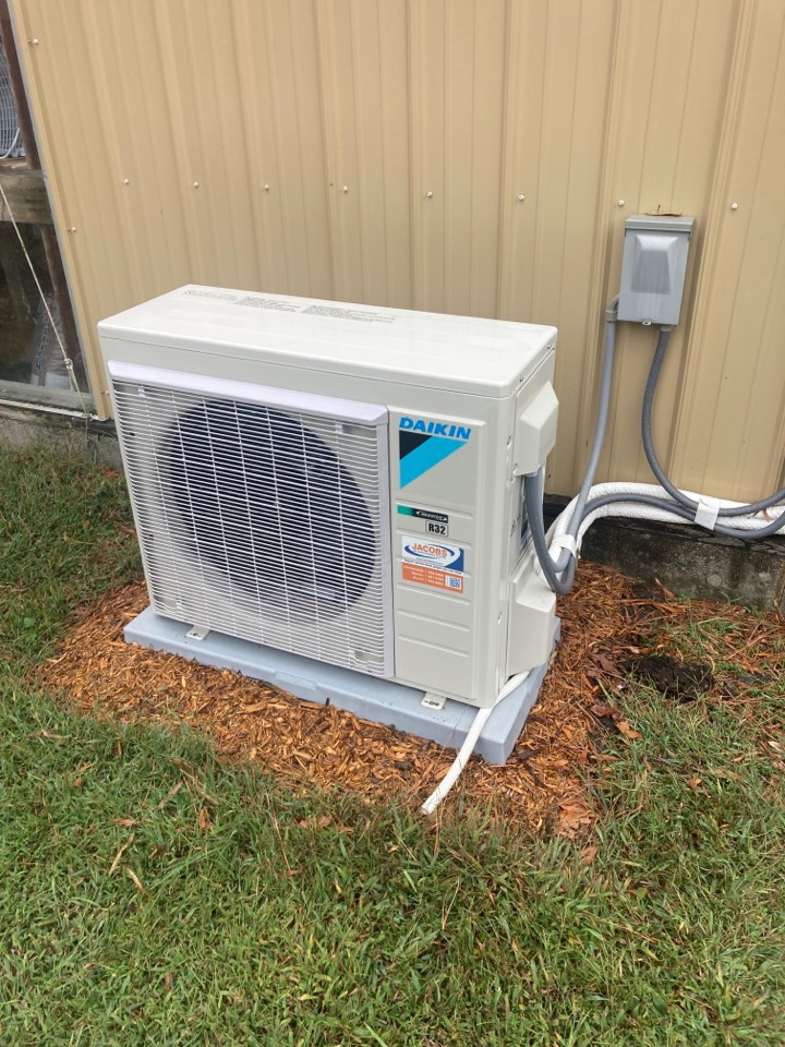 Performed heating maintenance on Daikin ductless system 