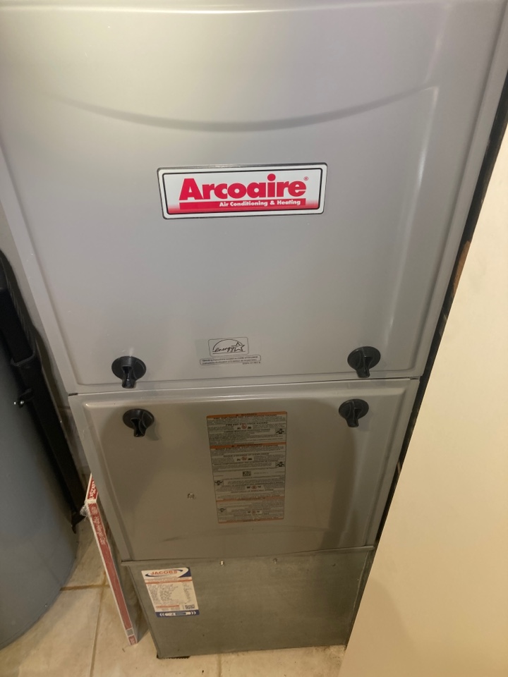 Performed heating maintenance on Arcoaire furnace 