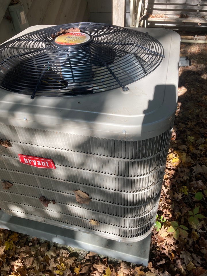 Performed heating maintenance on Bryant unit  Performed heating maintenance on Bryant unit