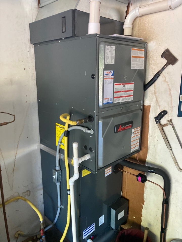 Performed heating maintenance on Amana heat system 