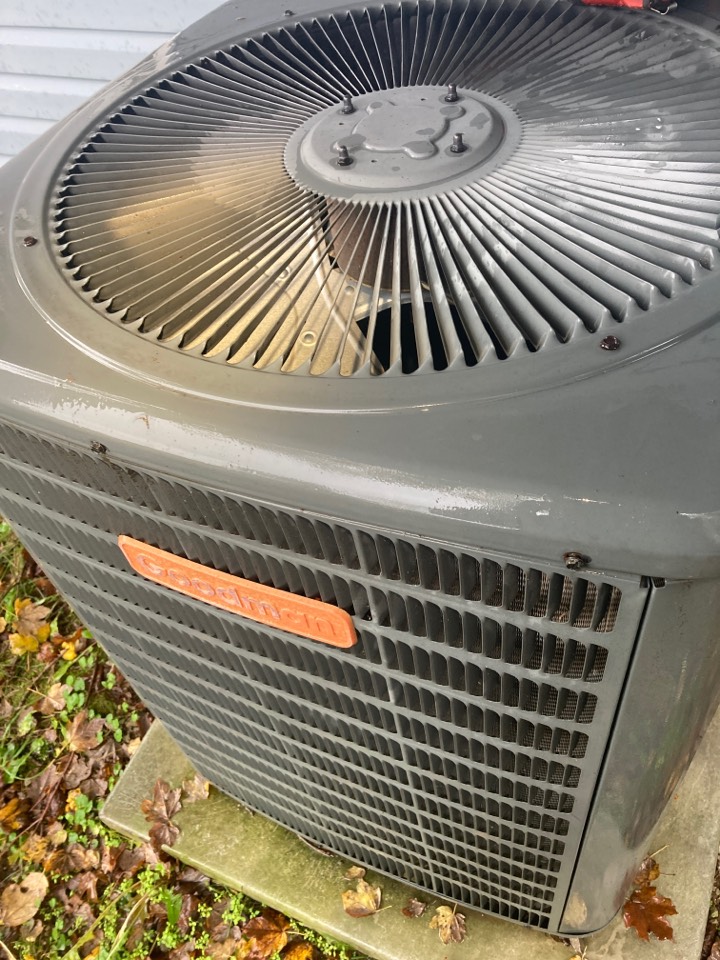 Performed heating maintenance on Goodman system 