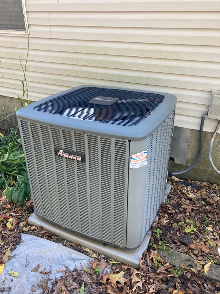 Performed heating maintenance on Amana Heat pump system 