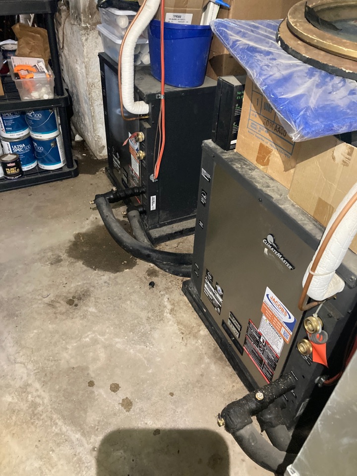 Performed heating maintenance on ClimateMaster geothermal systems 