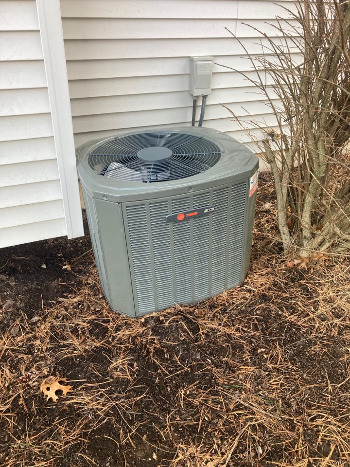Performed heating maintenance on Trane unit 
