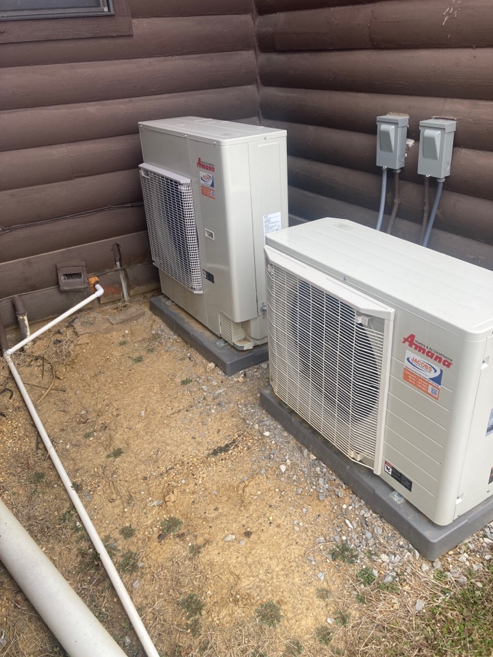 Performed heating maintenance on Amana units 