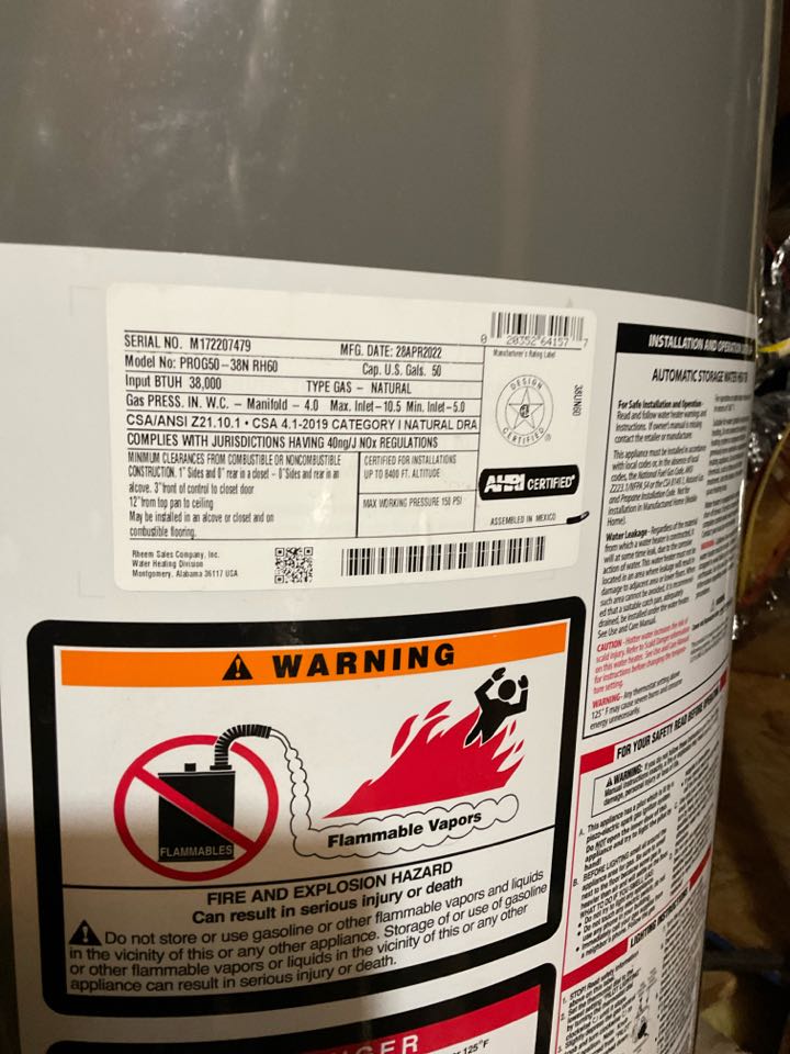 Water heater pilot