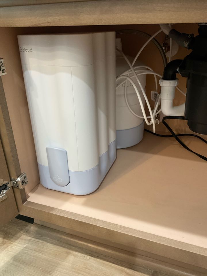 Reverse osmosis system and shower heads
