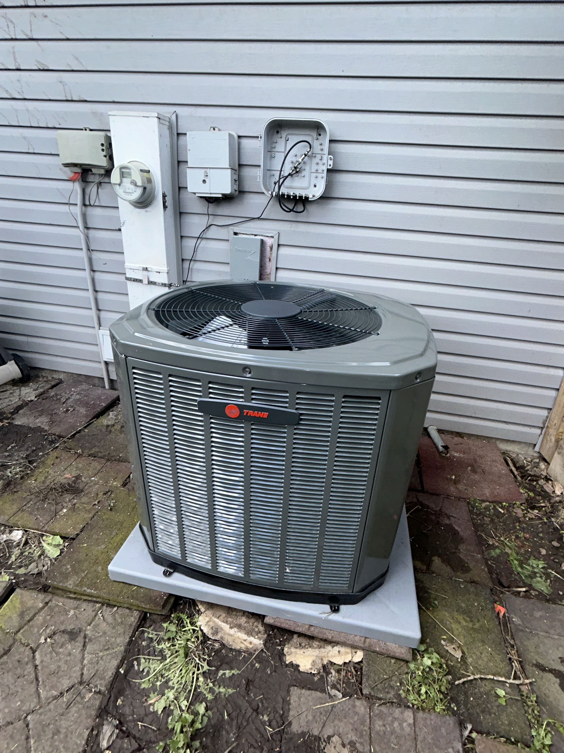Trane furnace and AC install 