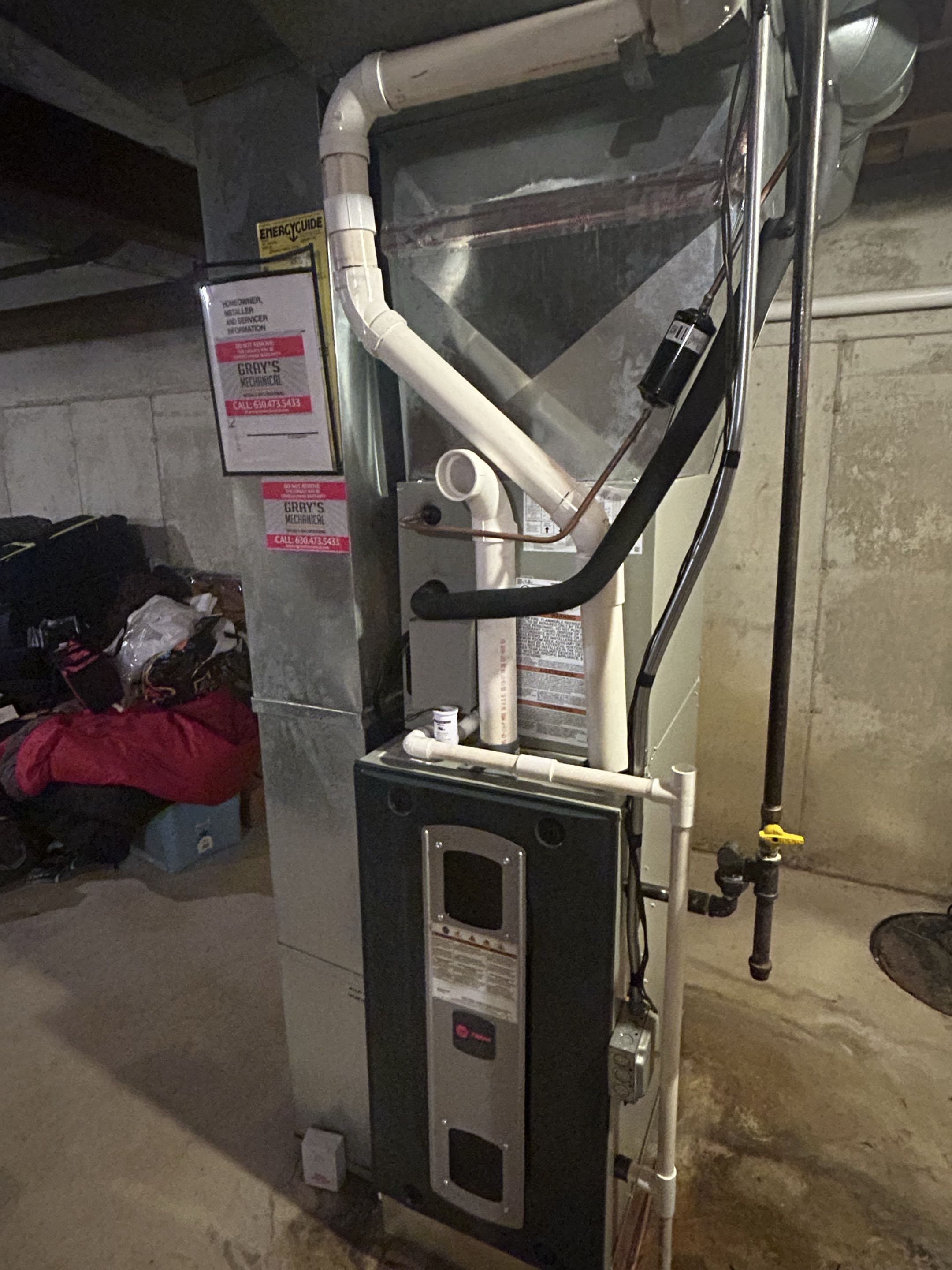 New Trane Furnace and AC install 