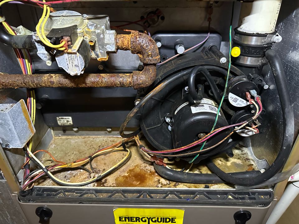 Was just able to perform a Routine Maintenance and Tune Up on a 9yr old Luxaire Gas Furnace that we put in at Bear Delaware. I noticed surface rust and a small leak coming from the flu piping. This unit has 10yr Parts and Labor so we’re coming out to replace and repair completely free. That warranty saved Terri and Robert HUNDREDS of $$ just in THIS visit! Thank you so much for allowing us in your home and trusting us with your comfort! Happy holidays!