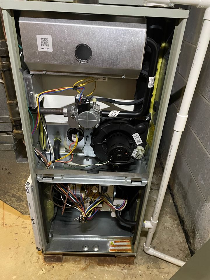 Just performed a Routine Maintenance & Tune Up on a 10 year old American Standard Gas Furnace that we installed in Bear Delaware. Everything looks terrific other than a low blower capacitor that Denise decided to have us change it out. Other than that, everything is running well. You should enjoy a nice and comfortable winter, if not, you know who to call! Thank you so much for allowing us in your home and trusting us with your comfort! Enjoy the holidays!