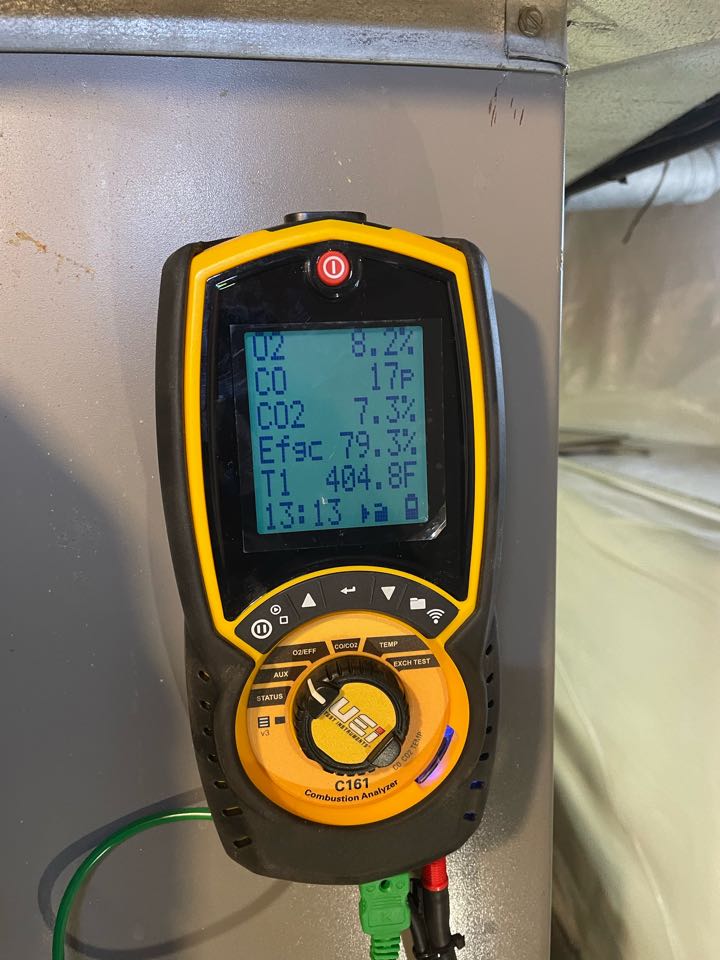 Just performed a Routine Maintenance & Tune Up on a 13yr old Lennox Natural Gas Furnace in the Wilmington Delaware area. The unit itself looked perfect and just needed a good cleaning and wipe down. The flue piping was a different story, being it was only taped to the wall and not properly connected. After explaining what needed to be done, I gave the homeowners a fair quote and they approved it on the spot. We will be back out soon to get them up to par! Thanks again megan, enjoy your day!