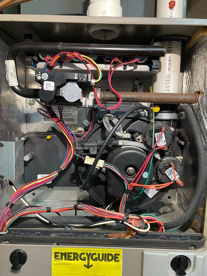 Just got done a Routine Maintenance & Tune Up on a Luxaire Gas Furnace that we installed 12 years ago in the Wilmington Delaware area. Everything looked perfect and up to par with a new unit! Thank you so much to Ky for allowing us in your home and trusting us with the comfort of your seasons. If you have any questions or concerns, please do not hesitate to give us a call. Stay warm! Just got done a Routine Maintenance & Tune Up on a Luxaire Gas Furnace that we installed 12 years ago in the Wilmington Delaware area. Everything looked perfect and up to par with a new unit! Thank you so much to Ky for allowing us in your home and trusting us with the comfort of your seasons. If you have any questions or concerns, please do not hesitate to give us a call. Stay warm!