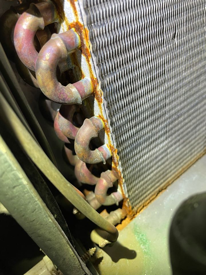 Just finished a routine, maintenance and tuneup on two 19 year old Armstrong package units located in Wilmington, Delaware. These units have for sourcing better days even though they are still kicking and keeping the space warm. Both have issues with the compressor and being that it is r22 refrigerant, we recommend getting into the mindset of replace and not repair. The refrigerant alone is going to be almost as much as the repair if not more. Thank you so much for allowing us in your home, and trusting us with your comfort, if you have any questions or concerns, please don’t hesitate to give us a shout! We’re always just one phone call away.