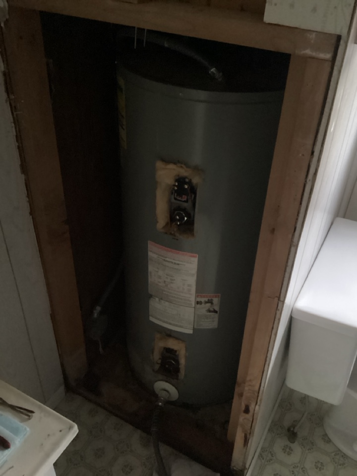 Water heater install