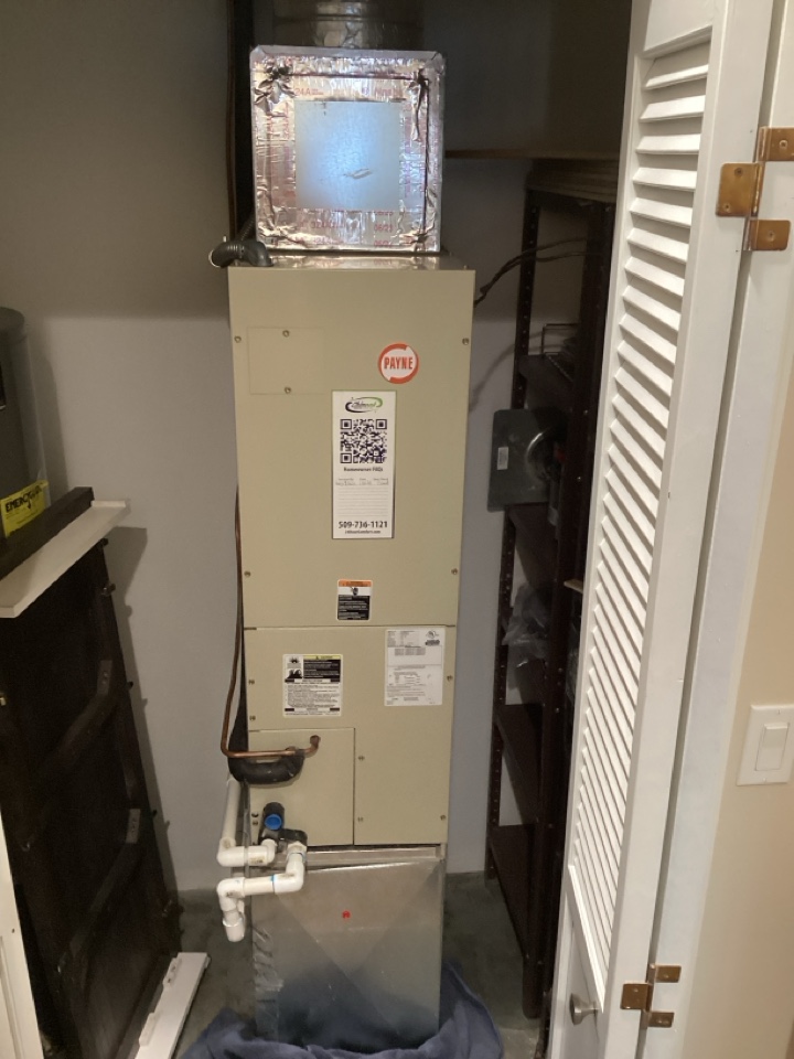 Air handler and heat pump