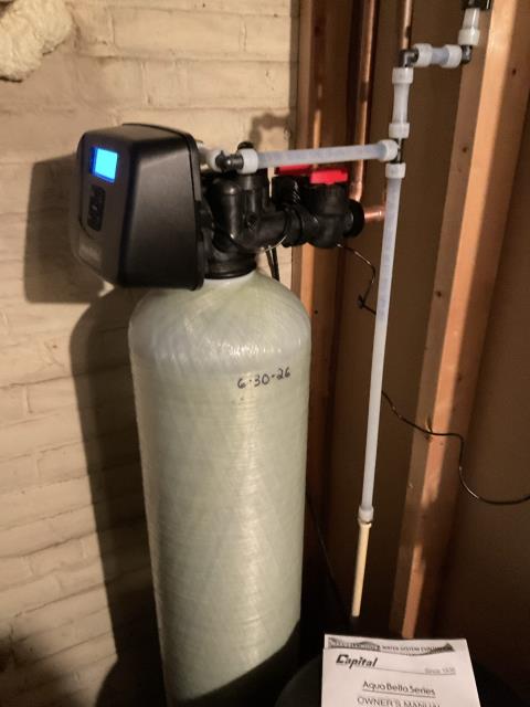 La Crosse, WI - Installed a new Capital CP100-32 Dual Media Water Softener with Catalytic Carbon filtration to reduce hard water while helping remove chlorine or chloramine for cleaner, better-tasting water throughout the home. The existing unit was 20 years old and had reached the end of its service life. Our technician evaluated the existing water quality and plumbing system, discussed installation preferences with the homeowner, and completed a professional turnkey installation. The new system was thoroughly tested to ensure everything was operating properly and ready to deliver long-lasting performance.