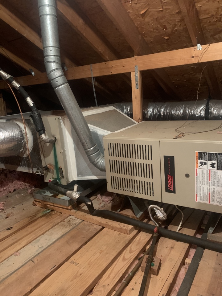 Humble, TX - Annua service on Lennox air conditioning system Humble, TX - Annua service on Lennox air conditioning system