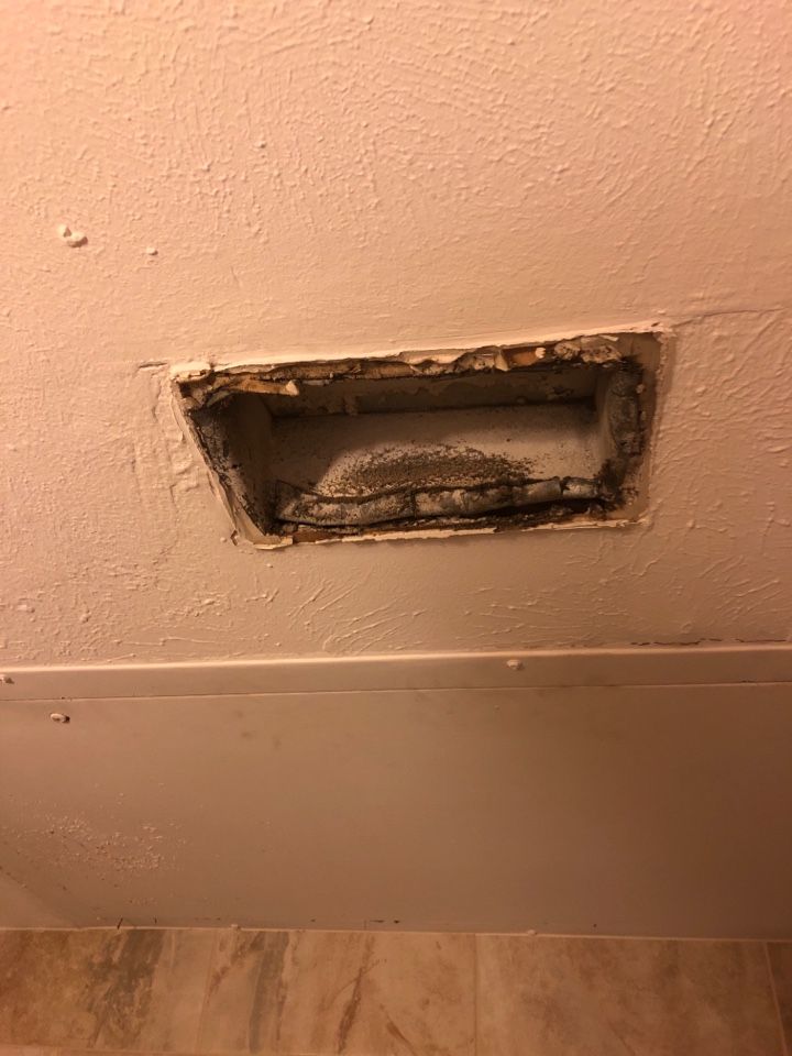 Carrollton, TX - Duct cleaning in progress! Carrollton, TX - Duct cleaning in progress!