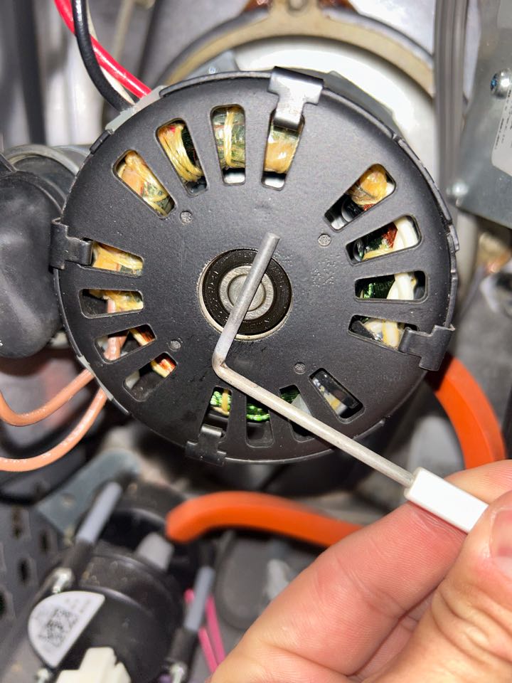 I performed maintenance today on a Lennox furnace.
Upon arrival, the system was short cycling in heating mode with a failed flame alert on the thermostat.
This alert is indicative of a dirty flame sensor as it cannot verify there is a flame to the circuit board.
After testing all mechanical, safety and performance systems, all electrical components including the blower motor tested in range.
After I cleaned the flame sensor the unit would now operate uninterrupted with an optimal temperature differential.
The filter was still clean and filters are being provided by the customer.
Thank you for being a Cool Air Solutions customer!
-Ryan Amat, Technician