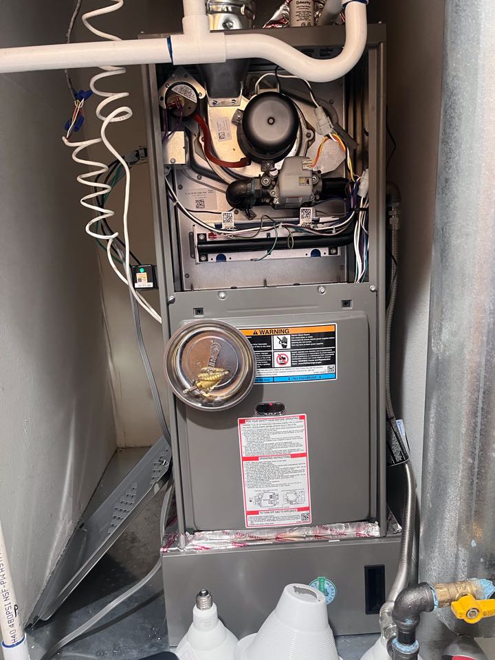I completed a service maintenance on a 1 year old Lennox furnace and ac unit
