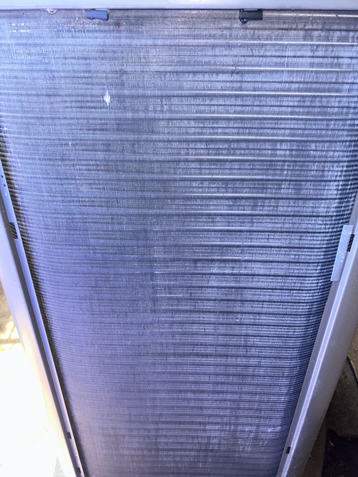 I performed a A/C maintenance today on a Lennox system.
Upon arrival, the system was fully operational.
During inspection, I noticed the outdoor coil was a little dirty, so I cleaned it. The return air filter is still clean.
I tested all mechanical safety and performance systems.
All electrical components, including the compressor and motors tested in range with no signs of damage.
The systems air purifying UV light is working.
This system features surge protection, inside and outside.
Upon departure system was operating and cooling mode with optimal temperature differentials.
Thank you for being a Cool Air Solutions customer and Comfort Club member!