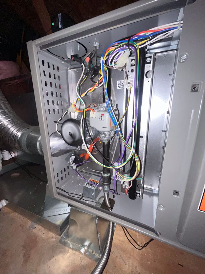 Completed service maintenance on a 6 year old Lennox furnace 