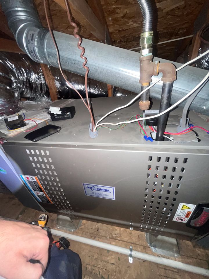 Completed service on a Lennox furnace 