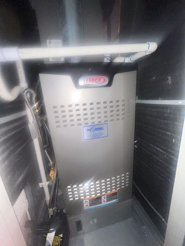 Completed service maintenance on a 7 year old Lennox furnace