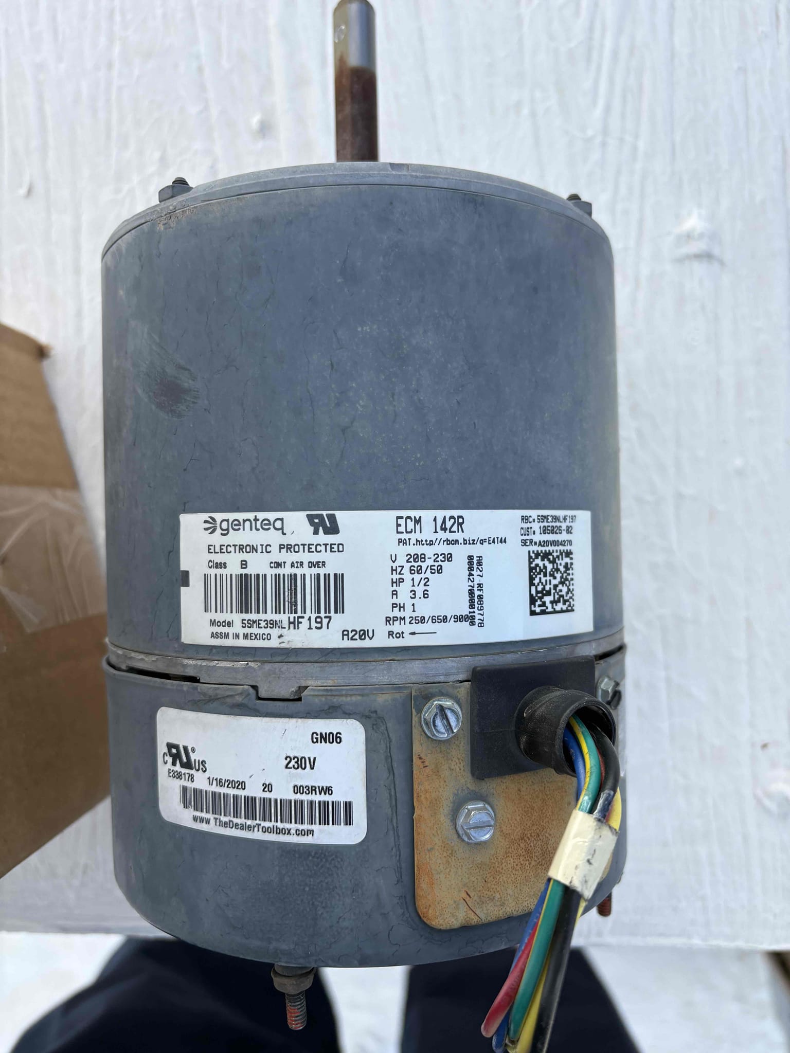 I was called to a home to replace a condenser fan motor under warranty. The motor had failed and was causing the air conditioner to not work properly. I arrived at the home and removed the old motor and installed the new one. I tested the new motor to make sure it was working properly and then cleaned up the area. The customer was very happy with the work and thanked me for my help.